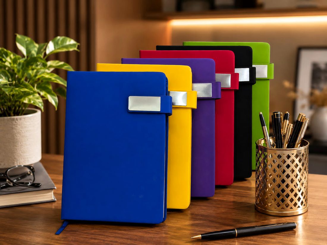 Soft-Touch Notebook Colour Range — corporate gift
